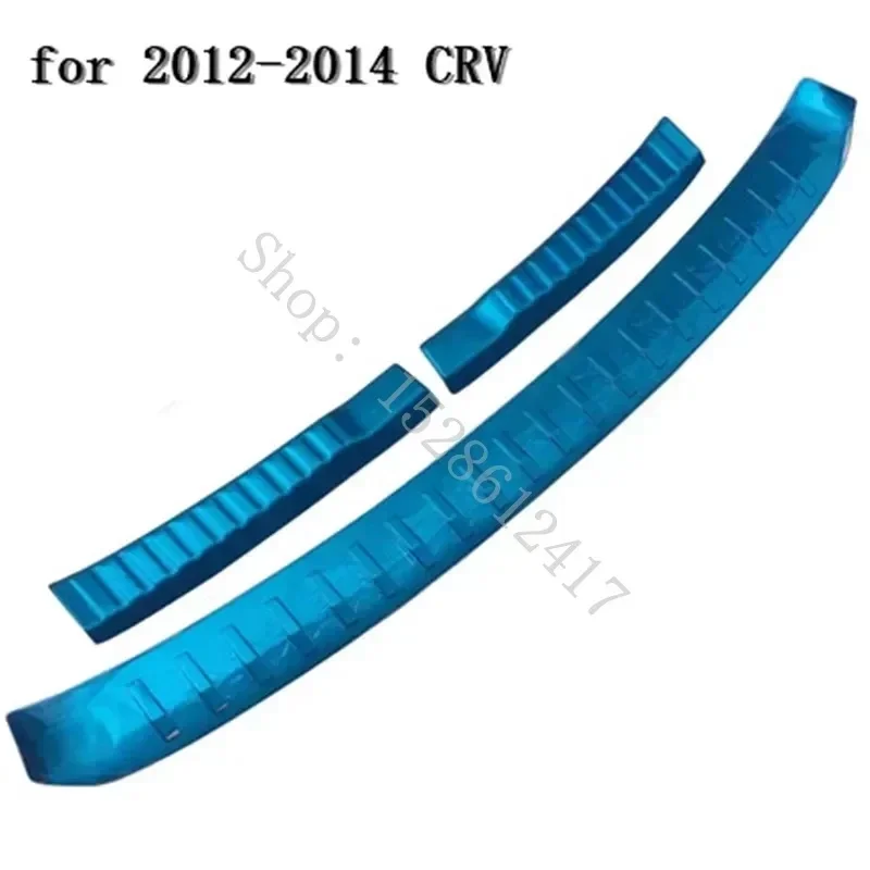 for Honda CR-V CRV 2007 2008 2009~2018 Car accessories stainless steel Rear Bumper Protector Sill Trunk Tread Plate Trim