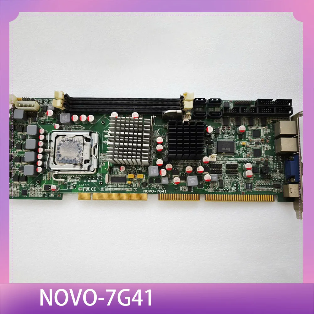 

NOVO-7G41 industrial control motherboard with dual network ports