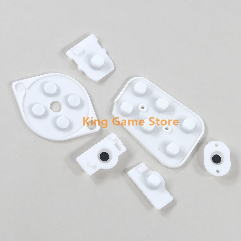 1 Juego de repuesto para controlador N64, Joy Pad, botón conductor, almohadilla de silicona para piezas de reparación de goma N 64 N64