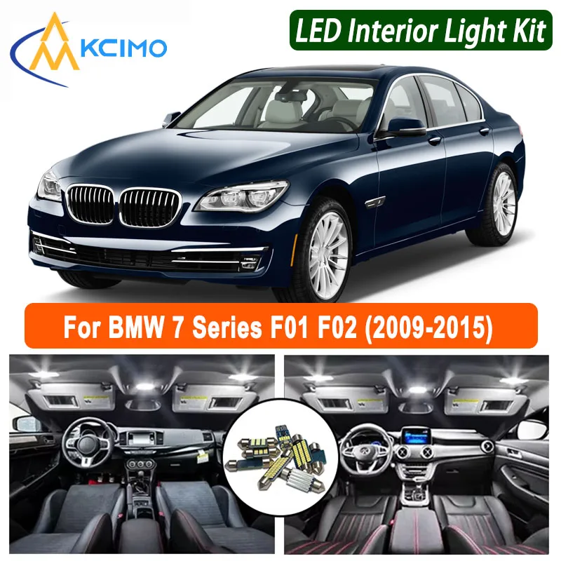 

For BMW 7 Series F01 F02 2009-2015 Interior LED Lighting Kit, Comprehensive Conversion Kit for All Interior Light Fixtures‌