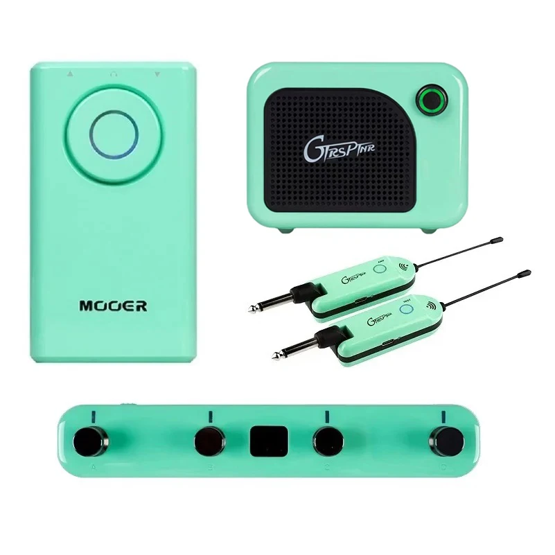 MOOER GWU4 Wireless System Transmitter Reciever, GWF4 Guitar Pedal Footswitch Controller,GCA5 Portable Guitar Speaker Effect AMP