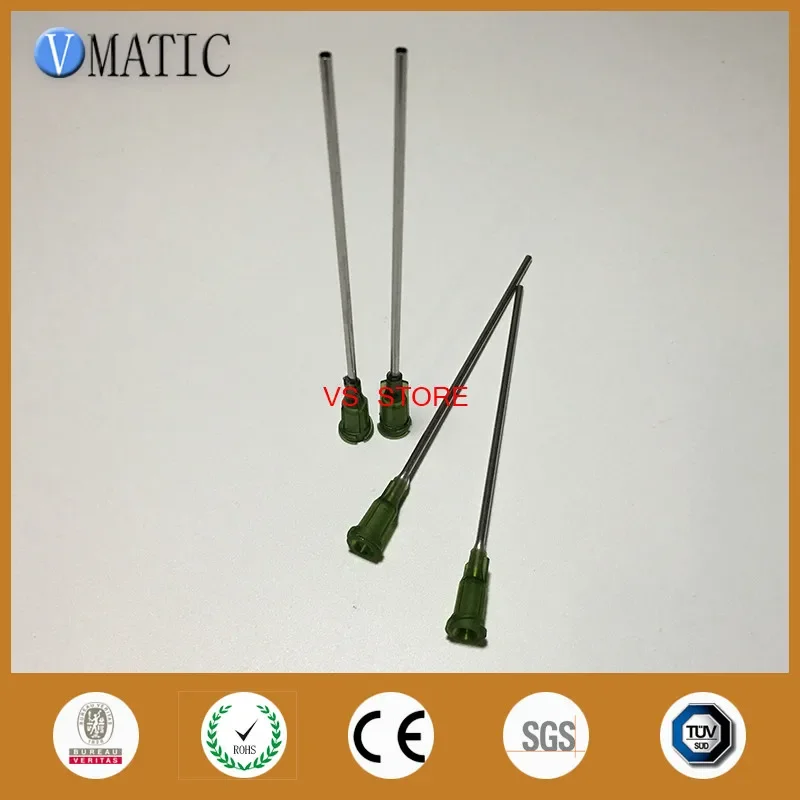 Free Shipping Quality 10Pcs 14G 10cm Length Dispensing Needle Tips 100mm