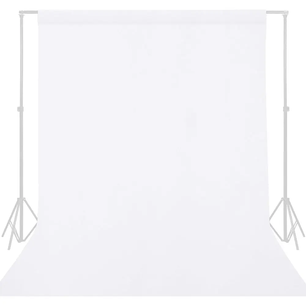 

Фотографический фон белого цвета 10x20 футов для студийных фотосессий и видеосъемки