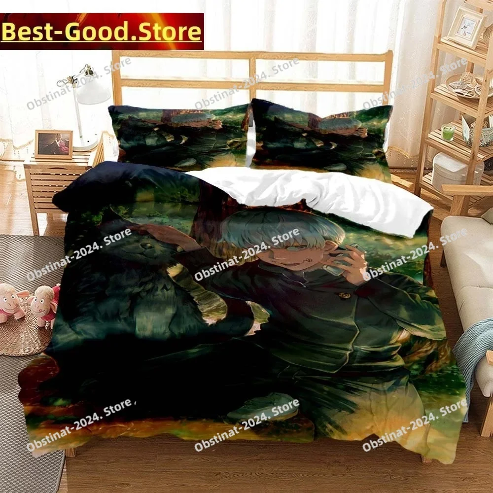 

Top 3D Jujutsu Kaisen Digital Print Polyester Bedding Sets Covers Boys Duvet Cover Set For Teens Bedding Set SIZE