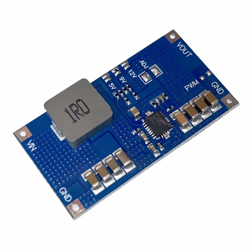 TPS61088-5V/9V/12V Boost Module DC-DC Switching Power Supply High Power Lithium Battery Boost Board