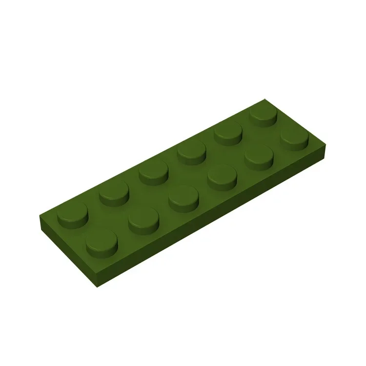 Gobricks GDS-512 Platte 2 x 6, kompatibel mit Lego 3795 Teile Kinder-DIY-Baustein, Partikelplatte zum Selbermachen