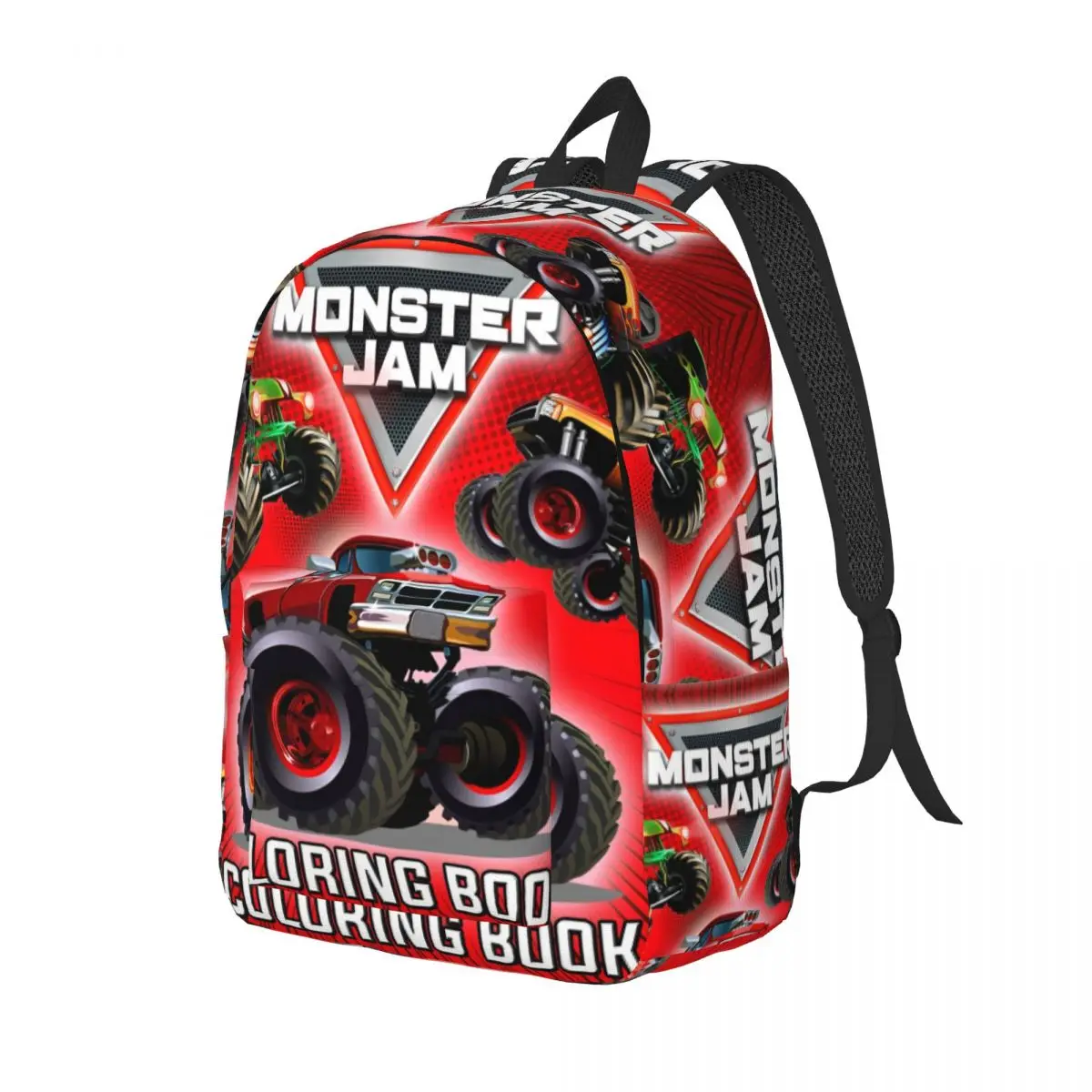 Monster Jam Grave Digger Truck Fashion Backpack Outdoor Student Hiking Travel Daypack for Men Women Laptop Computer Shoulder Bag