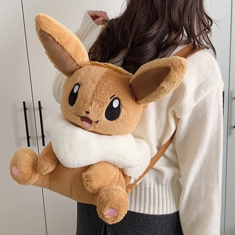 pokemon-eevee-pikachu-plush-toys-knapsack-charmander-plushie-anime-backpack-birthday-pokemon-snorlax-gift-for-kids-xmas-bag