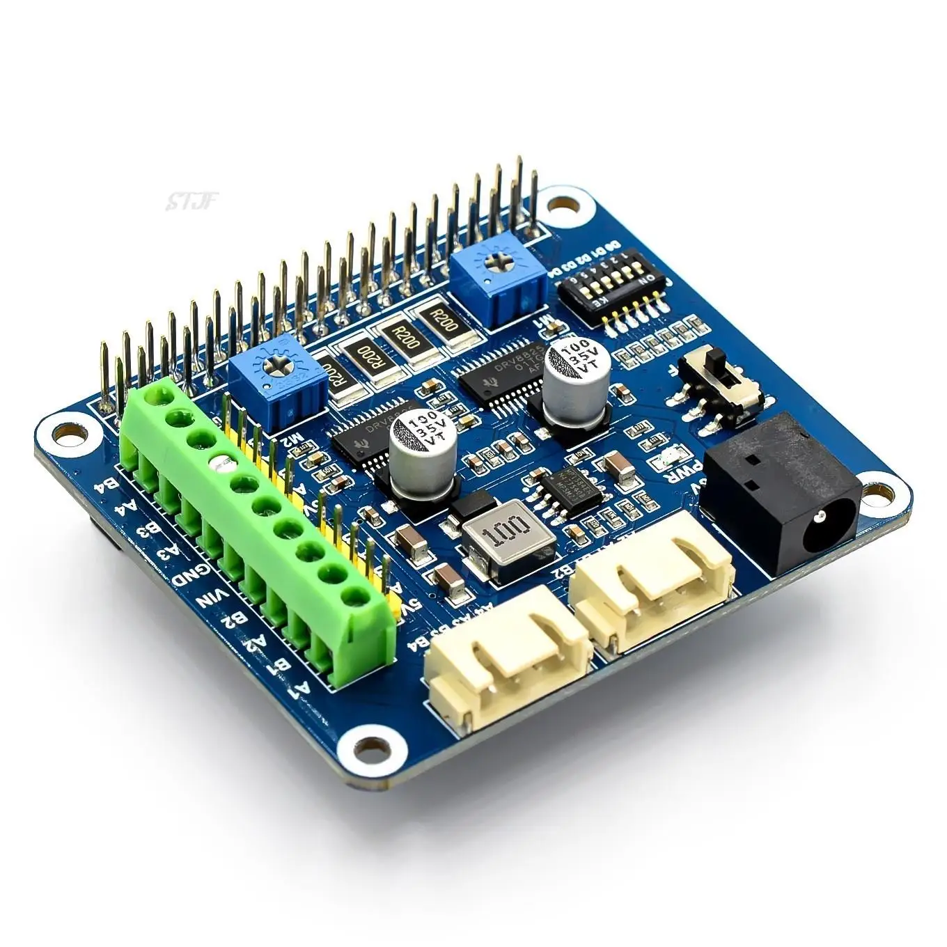 Placa de control de Motor paso a paso para Raspberry Pi 3, 4, 4B, 3B, 2 canales, DRV8825, RPI Plus, Zero W, WH, Jetson