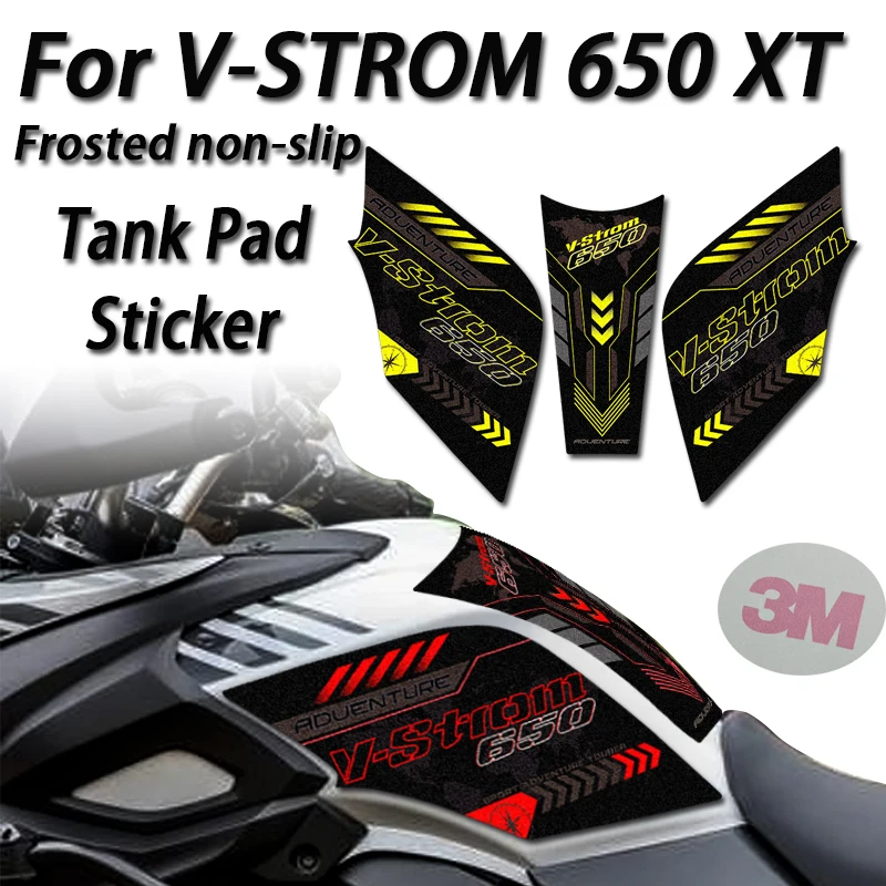 3M Motorcycle Tank Pad Sticker Fuel Gas Cover Protection  Frosted  Decal  For Suzuki Vstrom DL650 DL V-STROM 650 XT