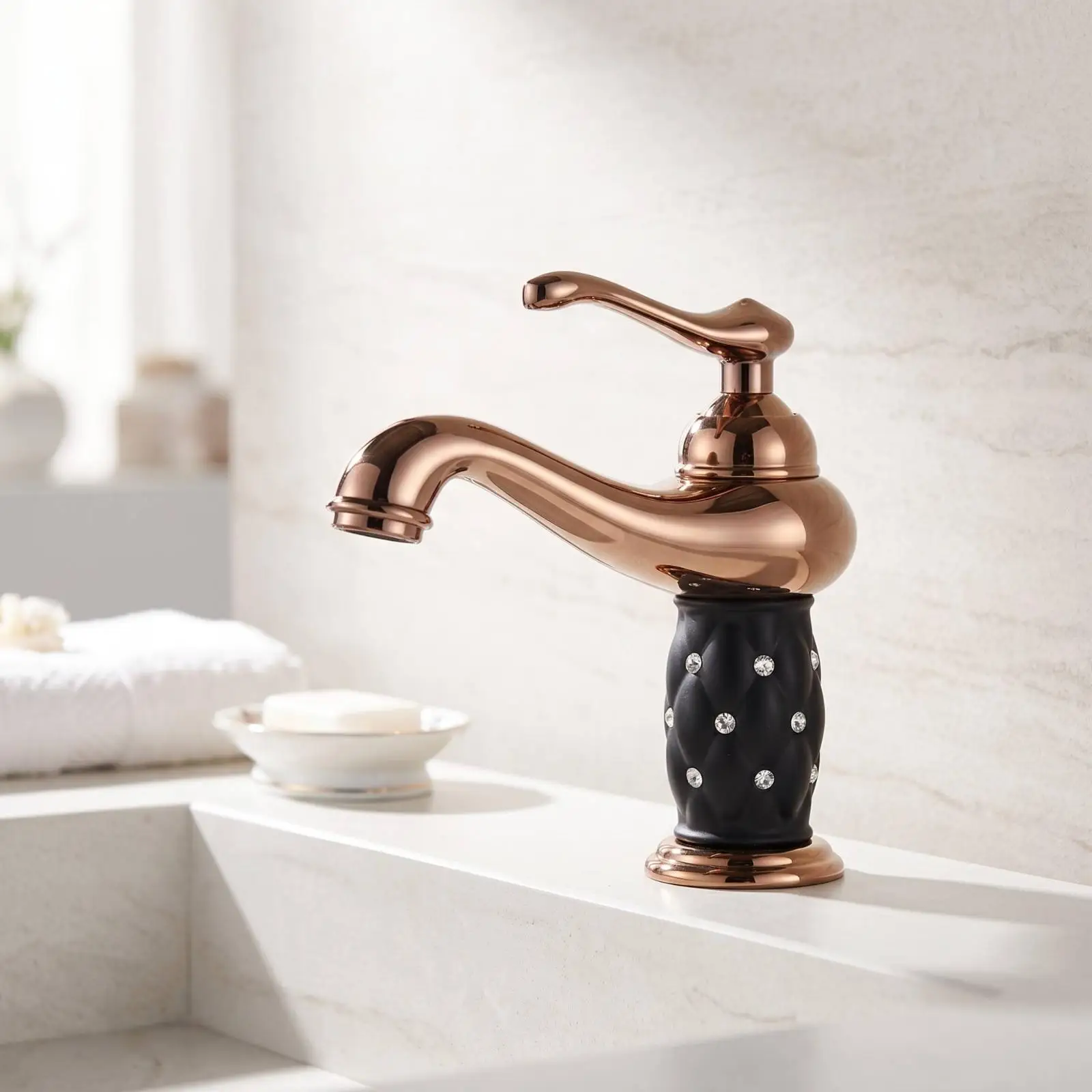 eye-catching-washbasin-faucet-with-quilted-faceting-and-rhinestone-accents-for-vanity-area-reliable-water-flow