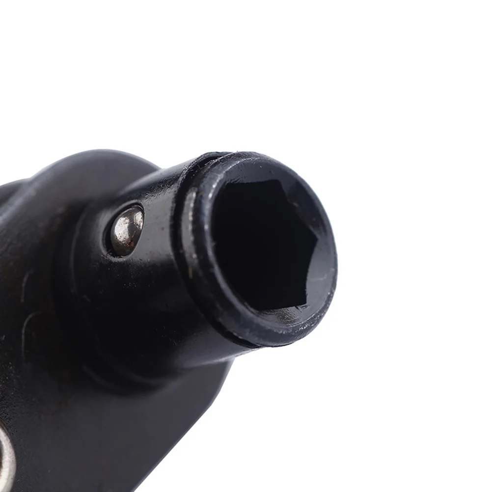 مفتاح ربط بسقاطة صغير 1/4 بوصة محرك عالي سبائك الصلب مقبض بولي كلوريد الفينيل الإفراج السريع المقبس مفك لإصلاح السيارات المساحات الضيقة #1