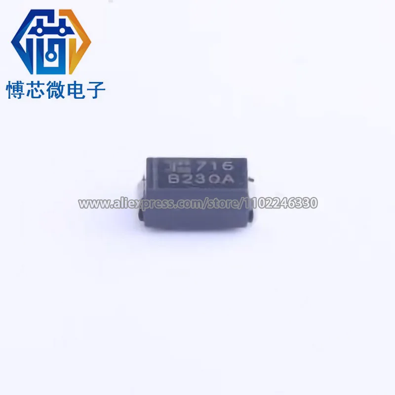 10PCS B230A-13-F Schottky Diode SMA(DO-214AC)