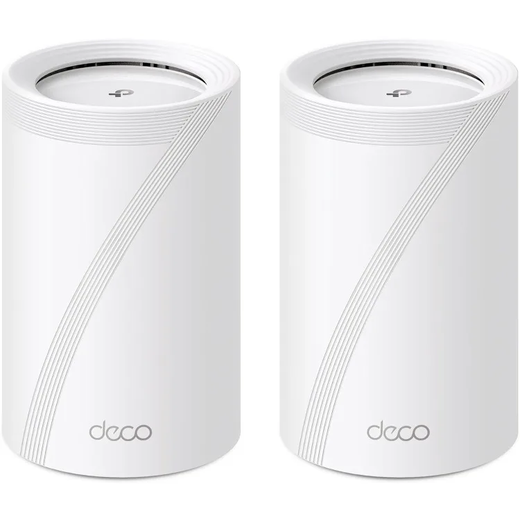 

TP-Link Tri-Band WiFi 7 BE10000 Whole Home Mesh System (Deco BE63) | 6-Stream 10 Gbps | 4 × 2.5G Ports Wired Backhaul