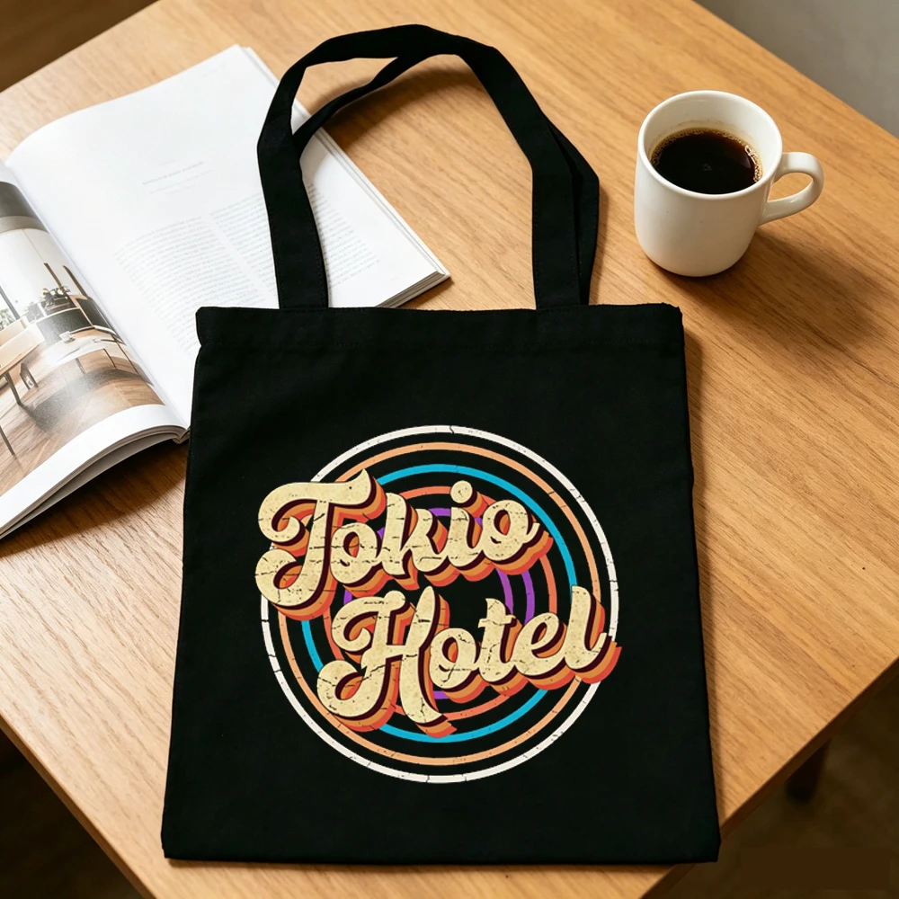 Tokio Hotel tote bag shopping einkaufstasche personnalisable totebag canvas  woman