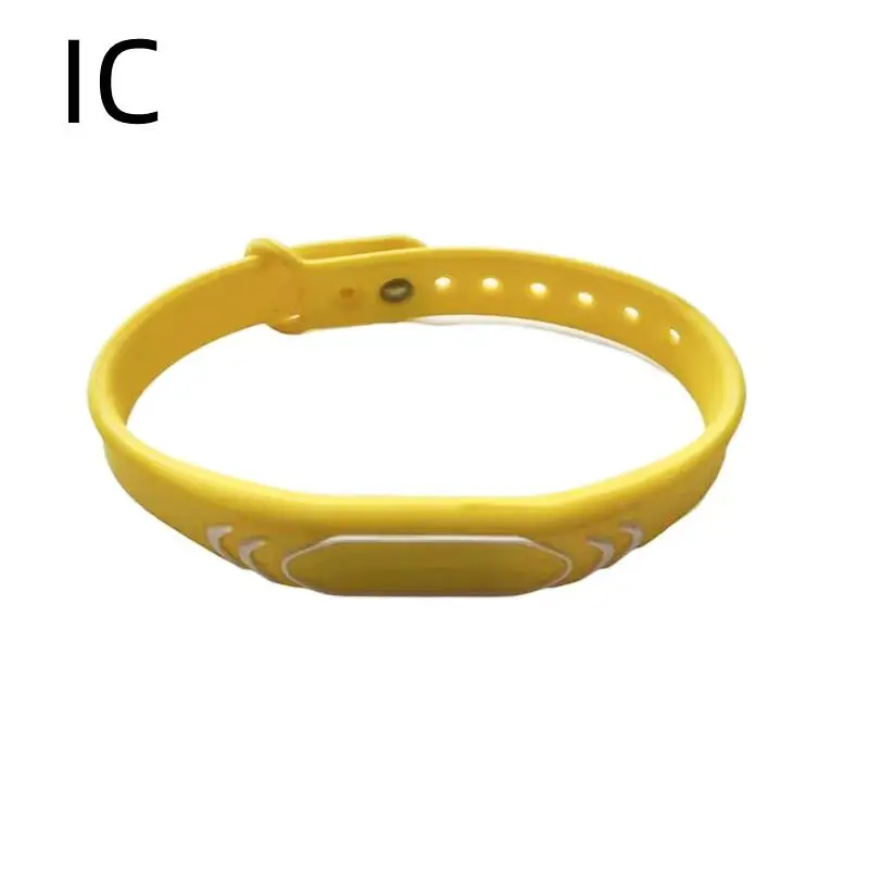 1Pcs IC 13.56MHz FM11RF08 1K S50 Bracelet Silicone Waterproof Read Only Keyfob Keychain NFC Tag Wristband Watch RFID Card