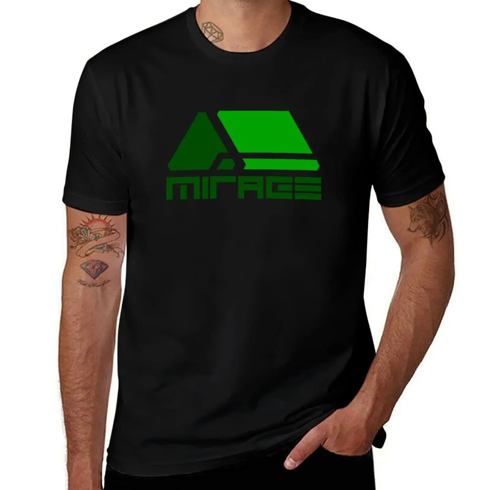 Wipeout - MIRAGE Logo T-Shirt blanks T-shirts oversize custom shirt men t shirts high quality