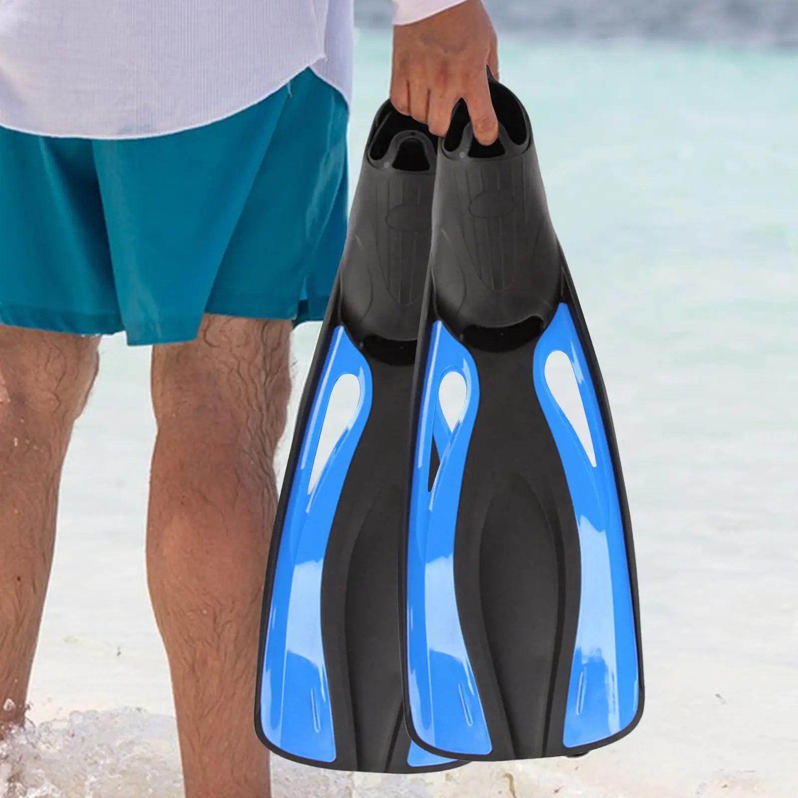

Swim Fins Adult Snorkel Swimming Fins Set For Adult 1 Pair Travel Size Diving Gear Flippers Sports Water Activities For Men