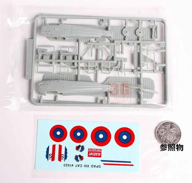 ชุดโมเดลเครื่องบินรบ12446อวกาศ SPAD XII wwi 1/72เครื่องบินรบ