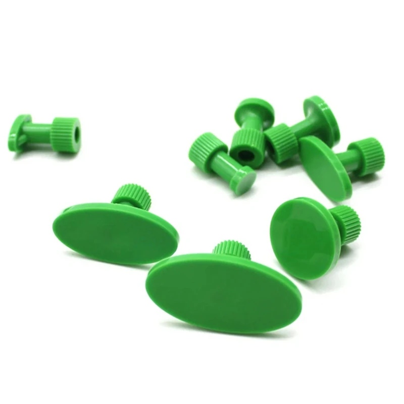 24PCS Green Glue Tabs Dent Puller Removal Tool for Auto Paint-Less Dent Repair Glue Tabs for Car Body Repair Tool-A46I view 2