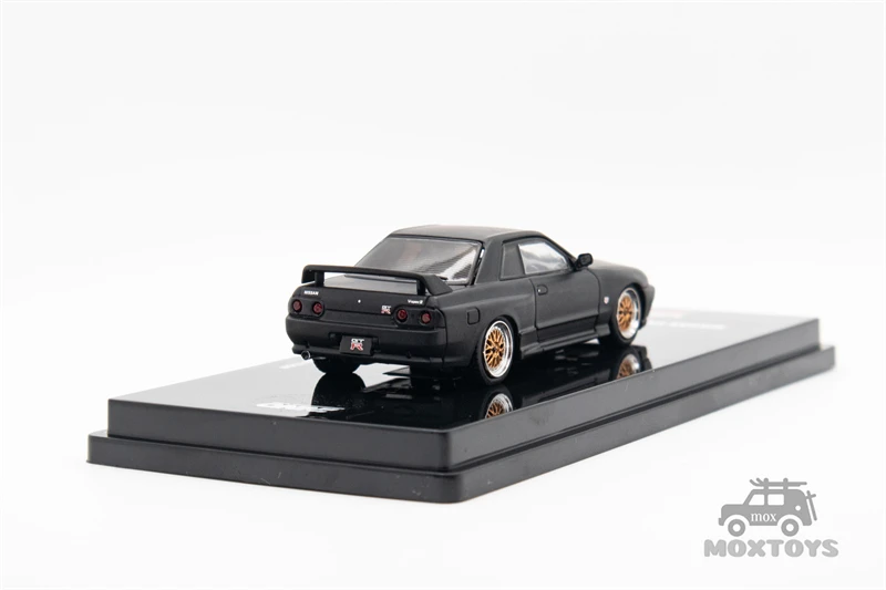 INNO 1:64 NISSAN SKYLINE GT-R R32 Matt Black Diecast Model Car