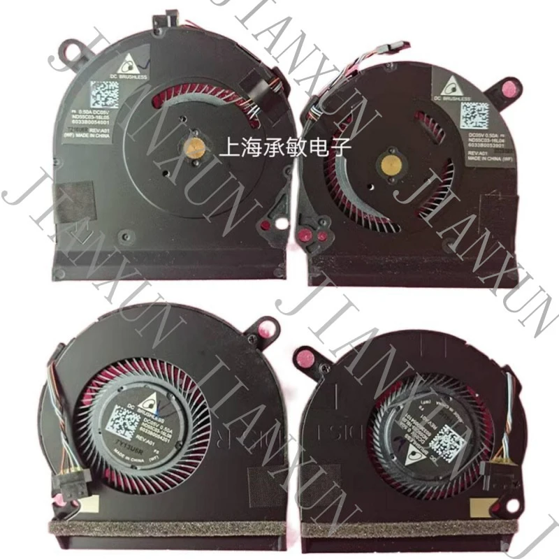 Nuevo ventilador de refrigeración para CPU y GPU de ordenador portátil, para HP Envy 13-AD TPN-I128 ND55C03-16L09 16L08 16L05 16L04