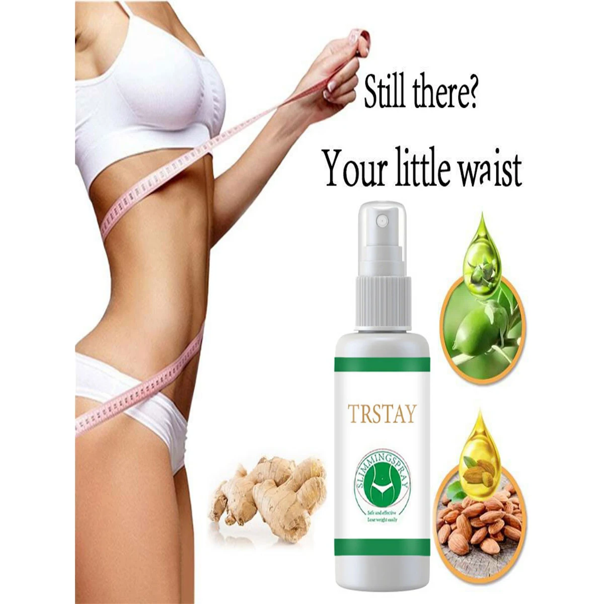 ML/15ML/30ML/50ML/100% Plant Essential Oils Lose Weight Heating Dissolve Fat Essential Oil for Whole Body