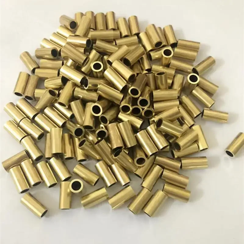 Brass Tube Hollow Pipe Round Brass alloy Straight Pipe Diy CNC Metal ID 1/2/3/4/5/6/7/8/9/10~80mm OD2/3/4/5/6/7/8/9/10/11~90mm