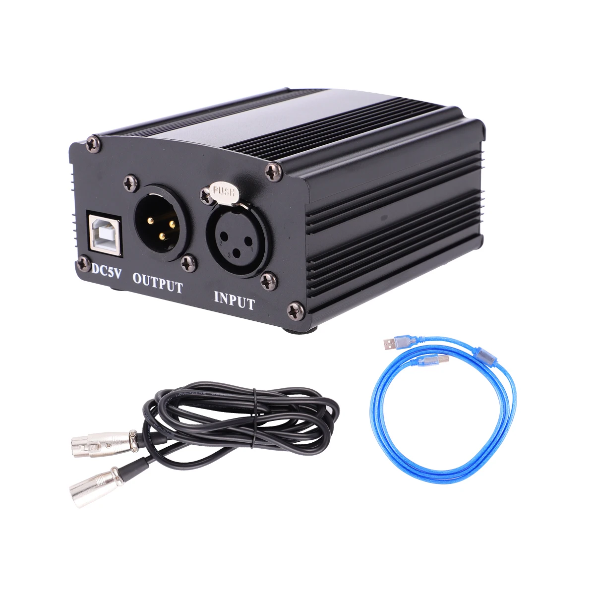 48V USB Power Supply With And Circuit For Studio Microphone Recording Live Performance