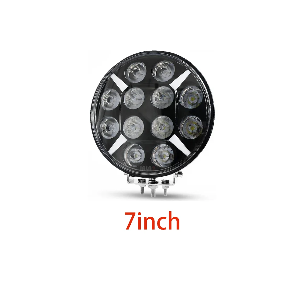 JALN7 LED-lamp 7" 9" Truck MAN Scania Offroad Spotlight Koplamp offroad gebruik LED-werklamp DRL wit knipperend geel 12V24V
