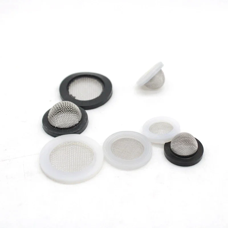 SAP  G1/2 G3/4 DN15 DN20 Shower Head Mesh Filter Rubber Seal Ring Packing Washer Nozzle Hose Gasket 304 Stainless Steel