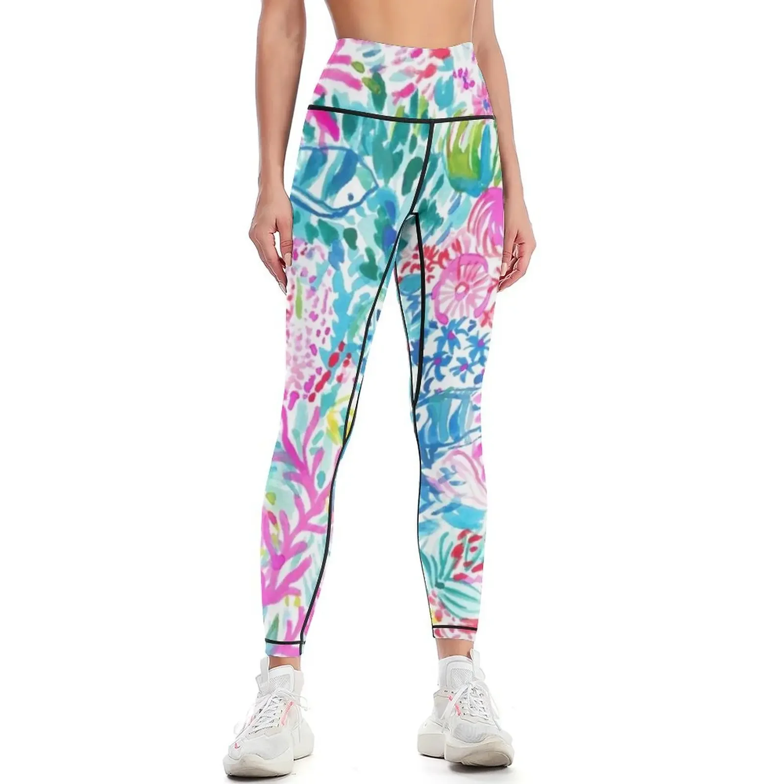 

Underwater Sea View Leggings Women's trousers for fitness leggins push up woman push up fitness Womens Leggings