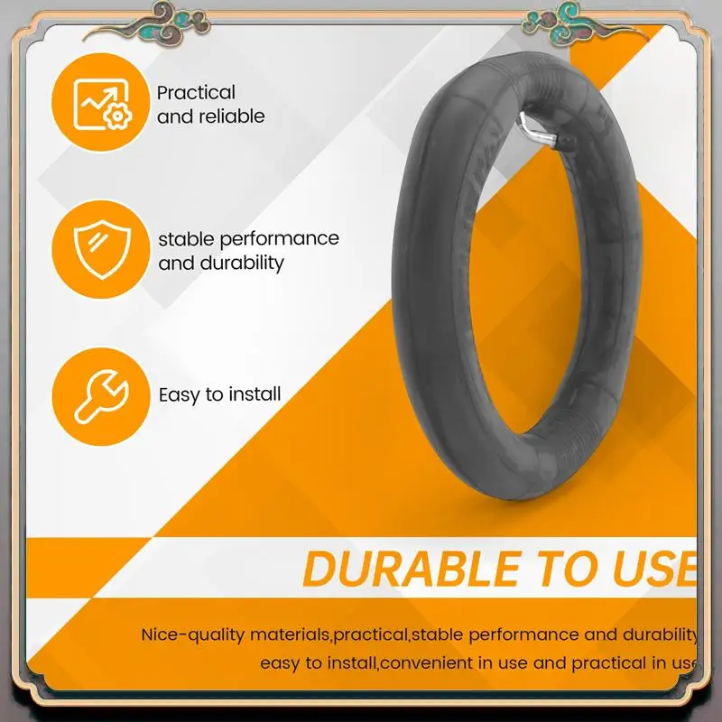 

Reliable-8 Inch 8X1 1/4 Scooter Inner Tube With Bent Valve Suits A-Folding Bike Electric / Gas Scooter Tube