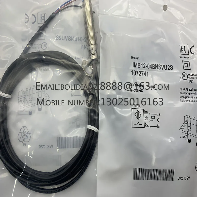 

The brand-new original sensor IMB12-04BPSVC0S IMB12-04BPOVC0S IMB12-04BNSVC0S One year warranty in stock