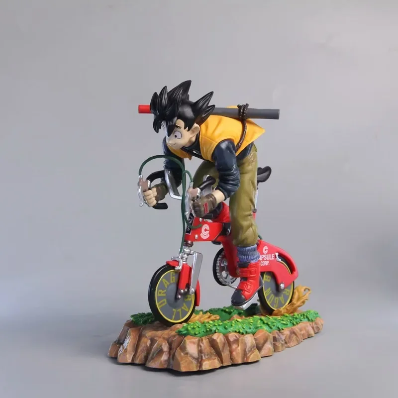 

New Seven Dragon Ball Anime Bike Son Goku Action Figure Doll PVC Sculpture Super Saiyan Collection Model Toy Holiday Gift