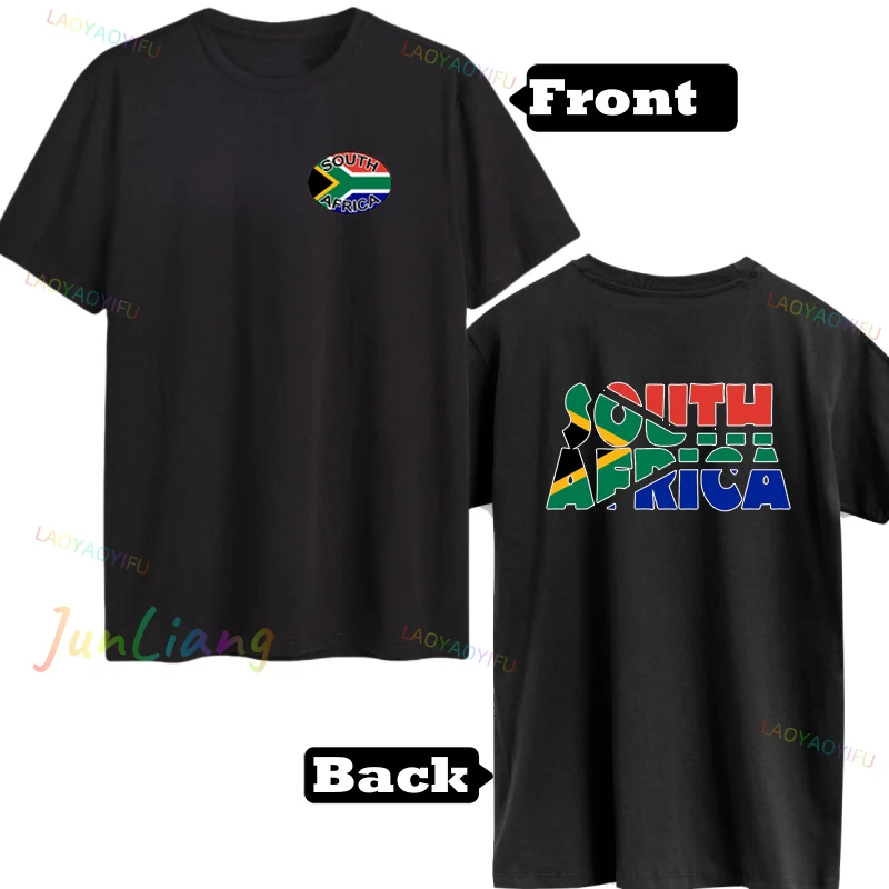 South African Flag Men's Clothing Harajuku Y2k Clothes Original Mens T-shirts Goth Shirt T-shirt Sweatshirts Graphic Tee