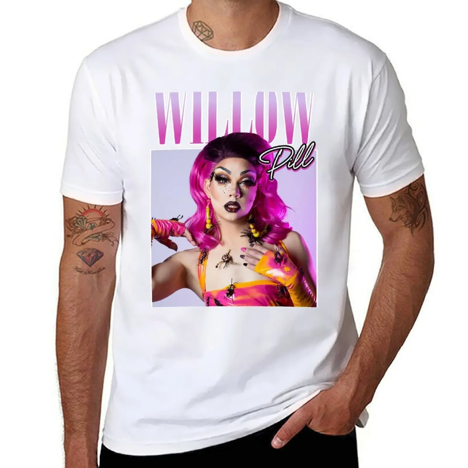 

WILLOW PILL 2 T-Shirt man t shirt cotton high quality man t shirts graphic T-Shirt