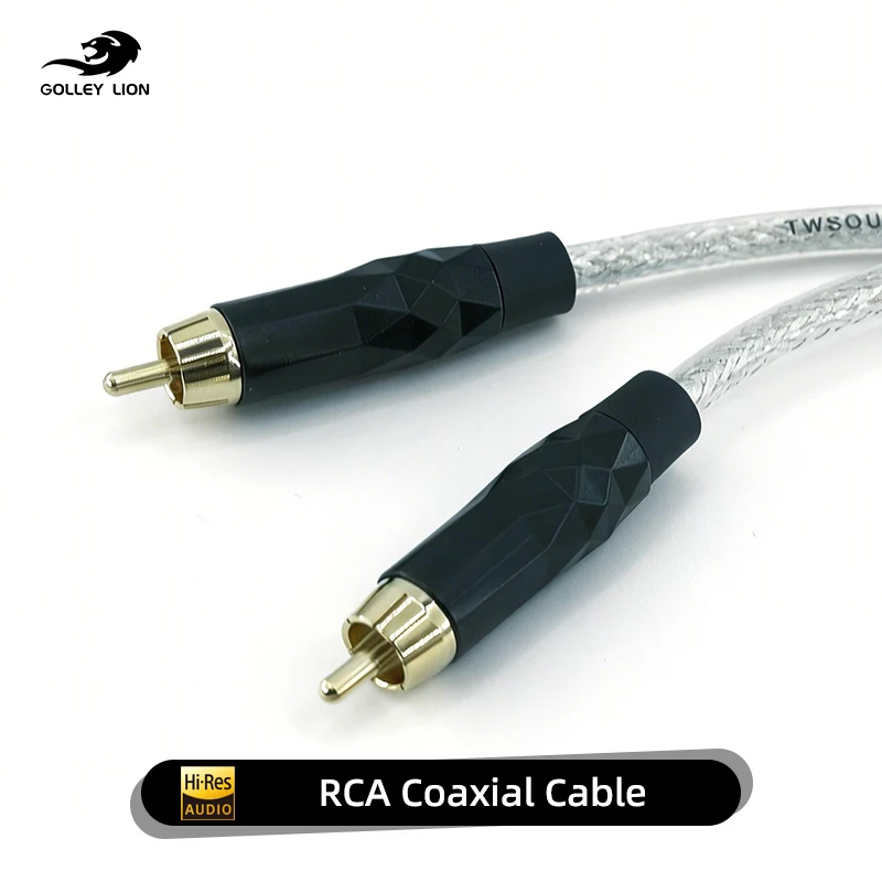 

RCA Cable Digital Coaxial Audio Cable Subwoofer SPDIF Gold Plated Male To Male for Home Theater Amplifier Speaker