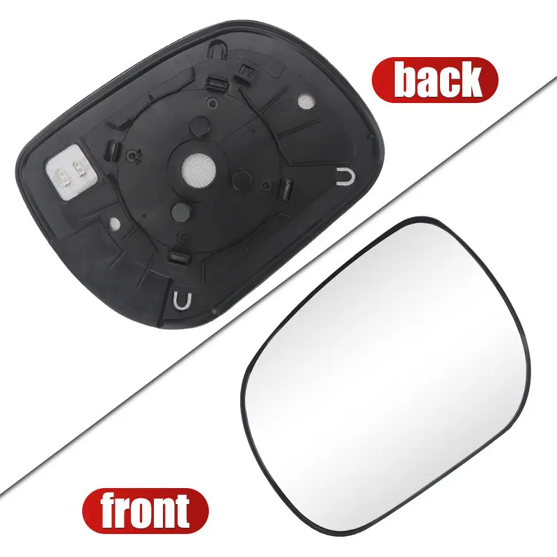 

Heated Rearview Mirror Glass With Plate For Toyota Rav4 2006 2007 2008 2009 2010 2011 2012 Left Right Side Mirror Glass Lens