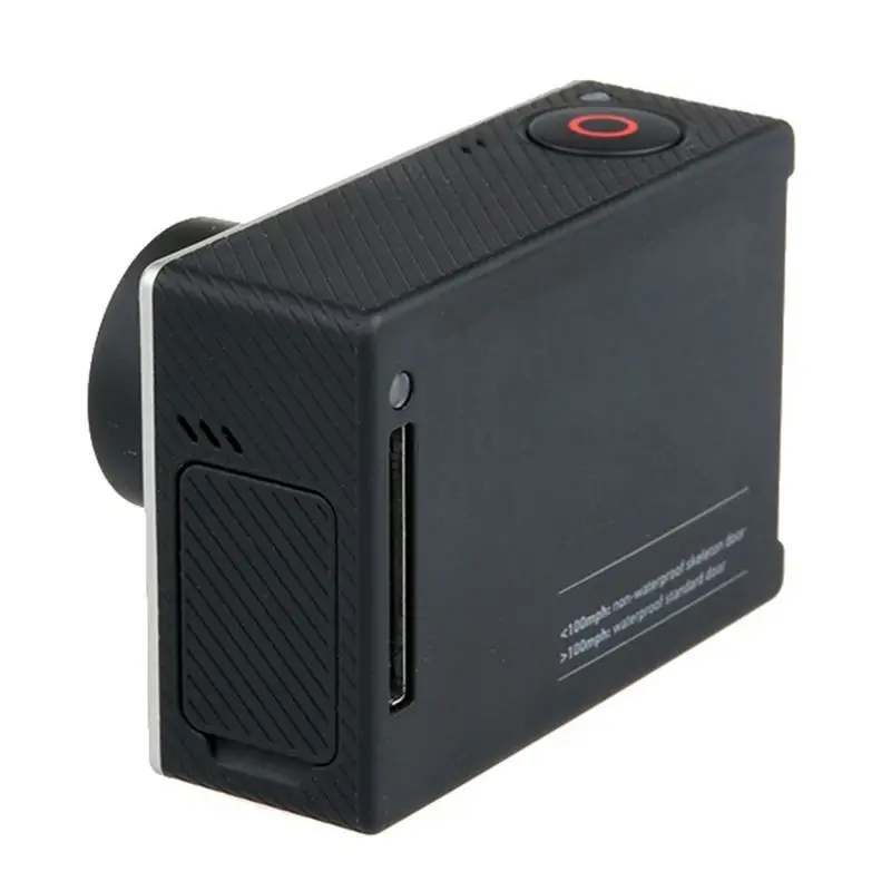 M05K 1PCS NEW for Gopro Hero4 Motion Camera Data Side Cover Camera Side Cover Silver Dog Black Dog Camera Data Side Panel