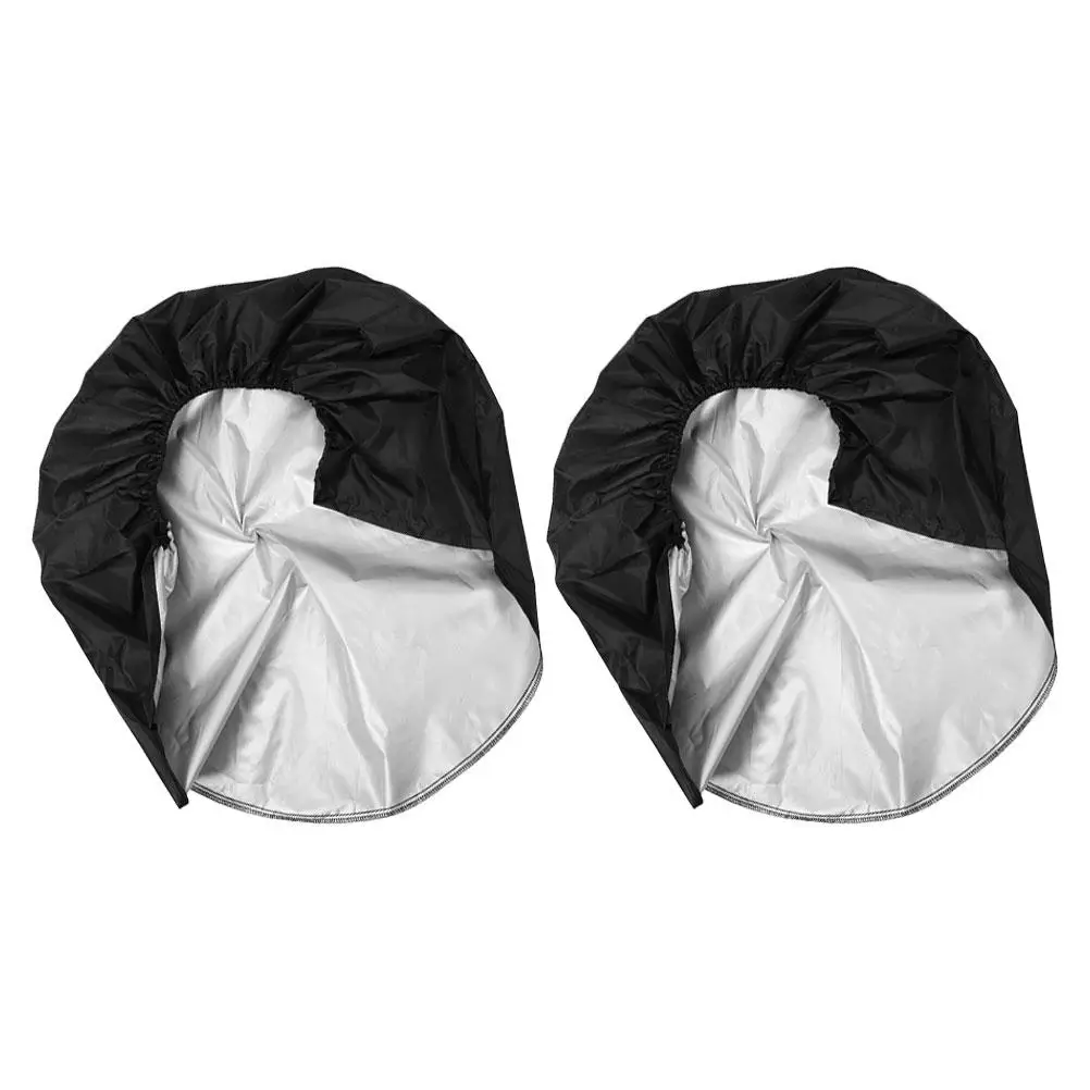 

2Pcs Tire Cover Car Wheel Protector Anti UV Spare Tire Covers for RV Trailers Snow Rain Protection Cloth Camper Accessories Easy