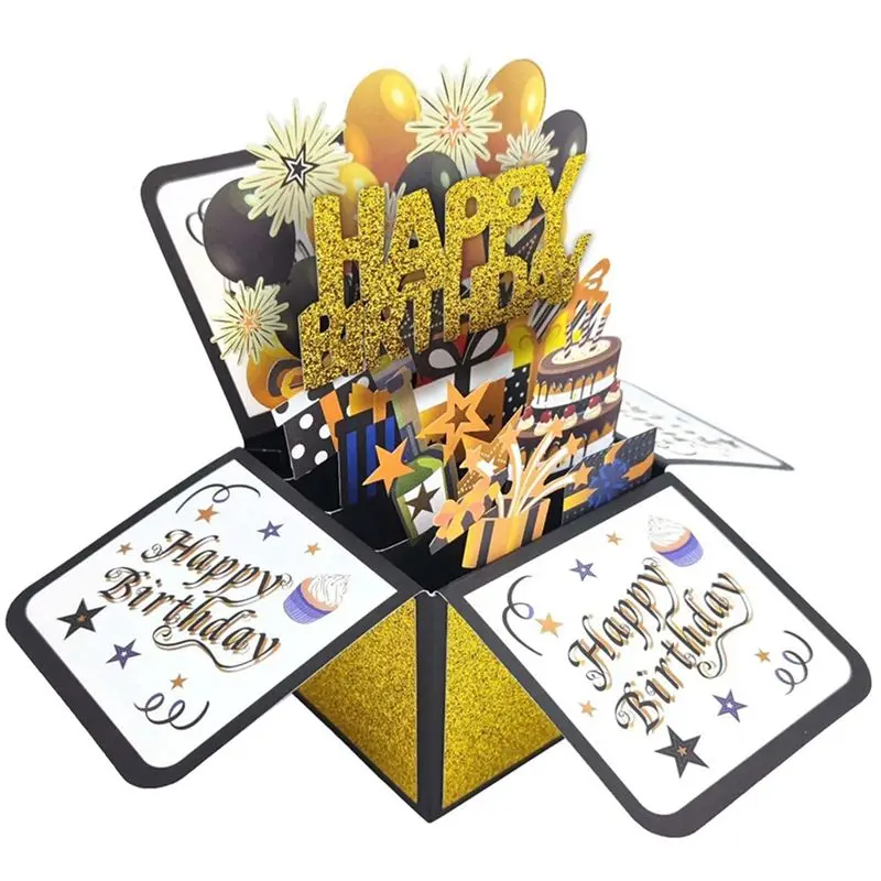 

Premium Birthday Popup Card, Perfect For Family & Friends, Perfect