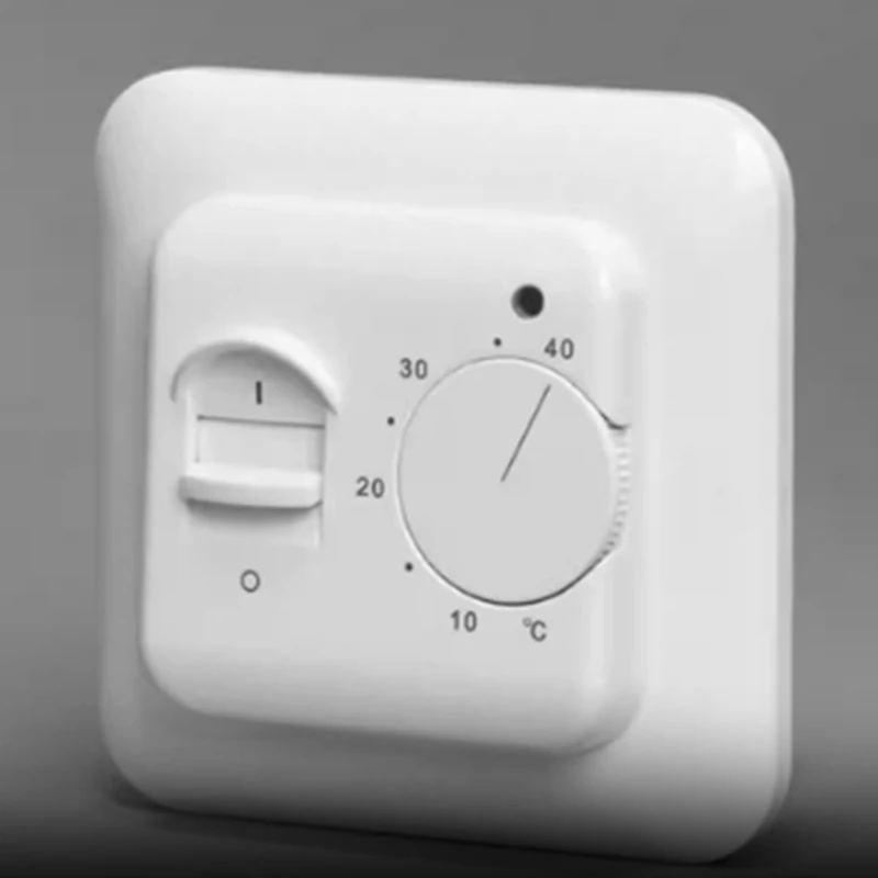 M5 Mechanical Room Thermostat เครื่องทําความร้อนใต้พื้นไฟฟ้าเทอร์โมเครื่องทําความร้อนอินฟราเรดภายนอก NTC Sensor Probe 16A 220V