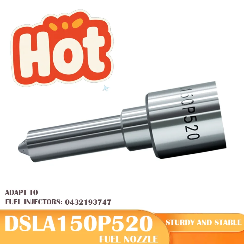 DSLA150P520 Fuel Spray Nozzle Flat Head White Needle Injector Tip Compatible With 0432193747 Injector Model XI2324