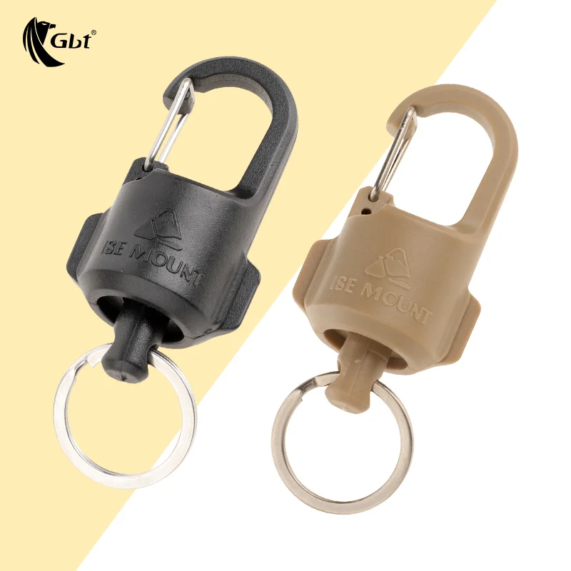 Magnetic suction keychain, magnetic hanging buckle, outdoor fishing keychain, mountain climbing lock buckle