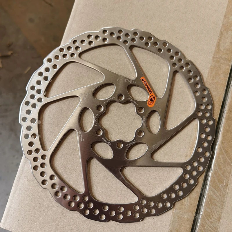 SM RT56 مكبح قرصي الدوار 160 مللي متر SM-RT56 دراجة قرص فرامل الجبلية قرص فرامل هيدروليكي الدوار الطريق دراجة هوائية جبلية أجزاء