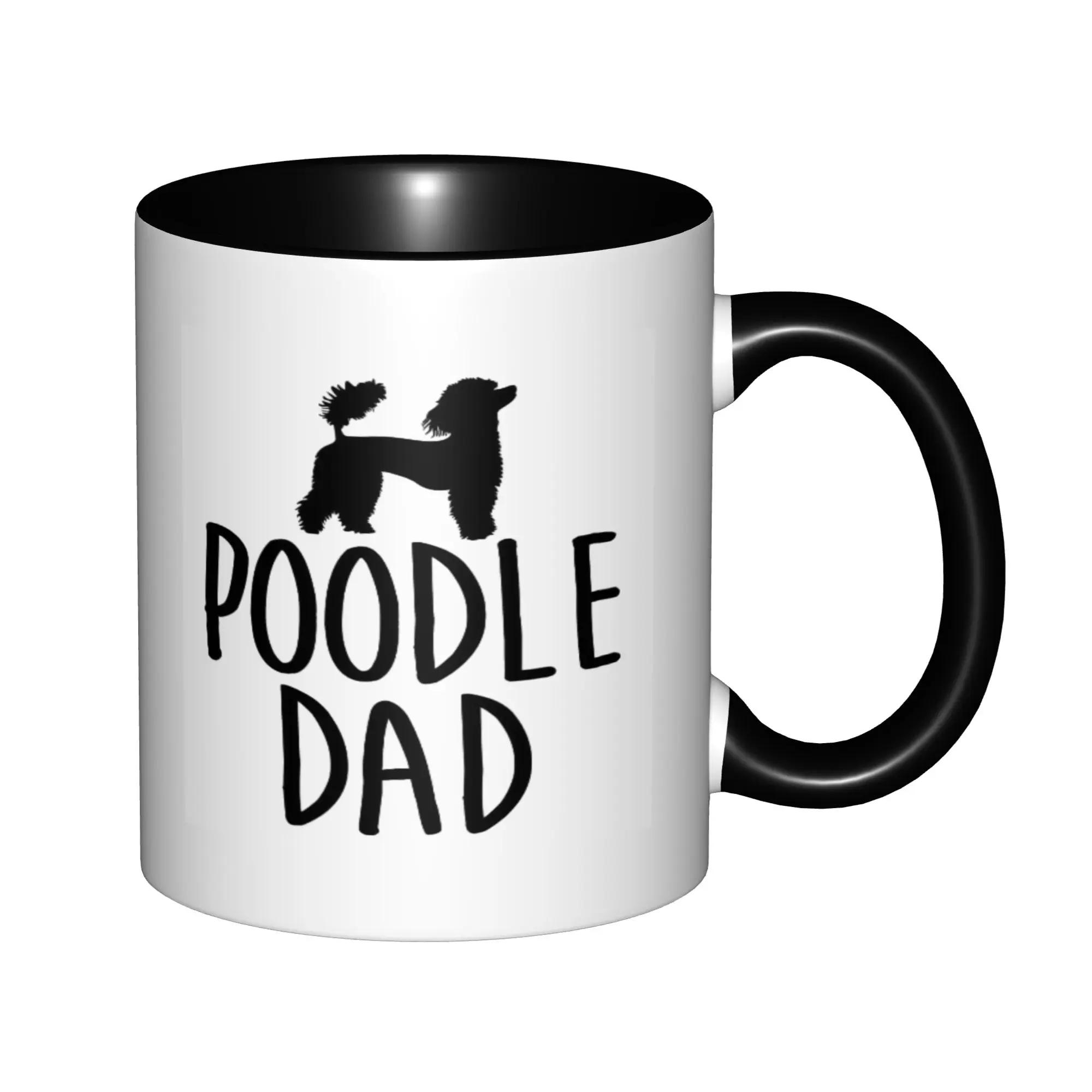 

Cute Poodle Dad Poodles Owner Dog Lover Dog Dad Coffee Mugs For Birthday Coffee Mugs Ceramic Tea Cups 11oz
