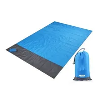 200x210cm Waterproof Beach Mat Sand Free Blanket Camping Outdoor Picknick Tent Folding Cover Bedding Pocket Picnic Camping Chair