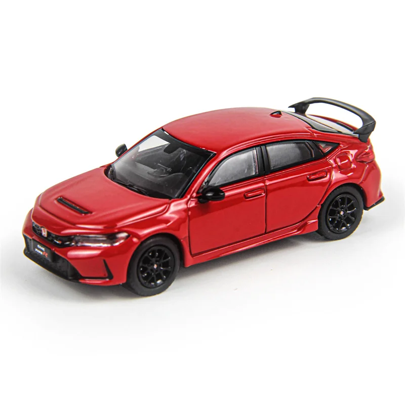 Paudi 1:64 2023 Honda Civic Type-R FL5 Metal Car Model 1:64 Alloy Miniature Car Toy Adult Hobby Collection Souvenir Display Gift