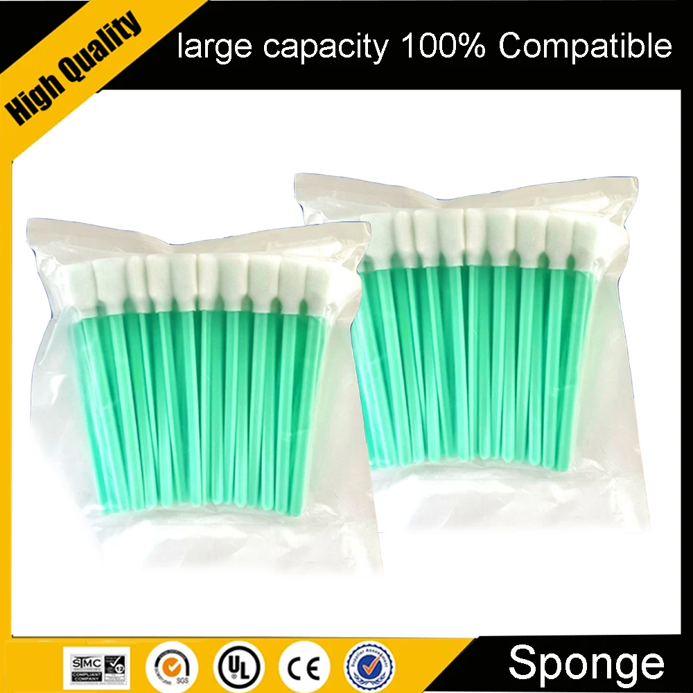 

Einkshop 100PCS 200PCS Cleaning Sponge For Epson Roland Mimaki Mutoh HP Canon Cleaning Tool Printhead Cleaning Sponge